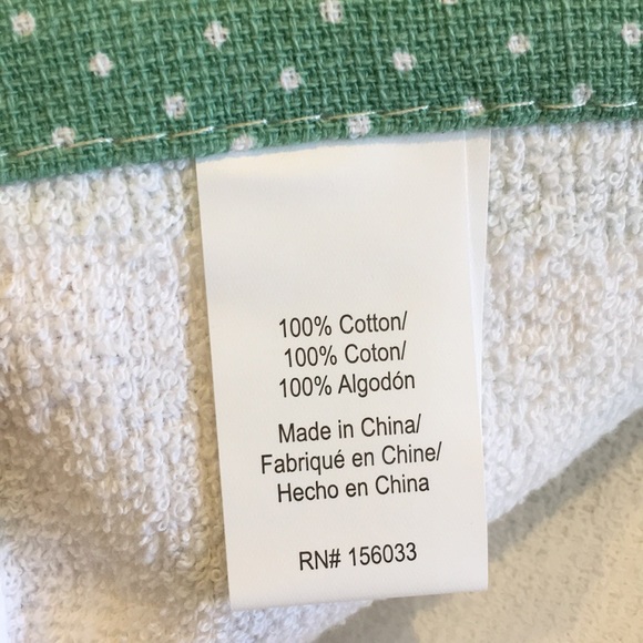 Bunnies All Over Spring Easter Kitchen Towels Set of Two NWT Cotton 18”x28” - Picture 7 of 15